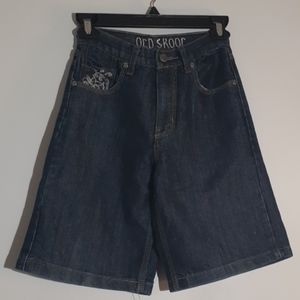 Vintage Old School Boys Jean Shorts 8